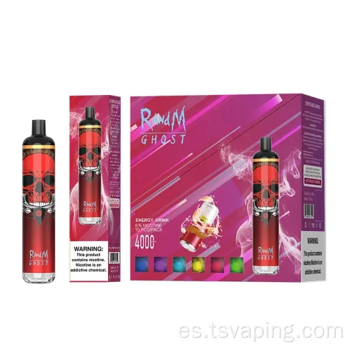 Nuevo vape desechable 8 ml 4000 bocanadas grandes capacidad